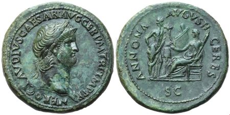 Nero (54-68), Sestertius, Rome, 64-66; Æ (26,05 g; 36,5 mm; 6 h)