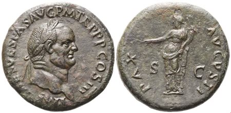 Vespasian (69-79), Sestertius, Rome, 71; Æ (g 24,86; mm 32)