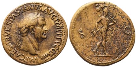 Vespasian (69-79), Sestertius, Rome, 71; Æ (24,74 g; 34,7 mm; 5 h)
