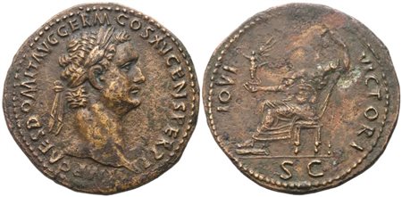 Domitian (81-96), Sestertius, Rome, 90-91; Æ (21,90 g; 35,3 mm; 6 h)