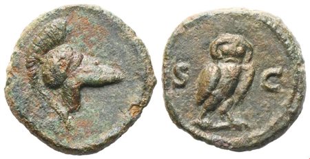 Anonymous issues, Domitian – Antoninus Pius (117-161), Quadrans, Rome; Æ (2,58 g; 14,9 mm; 8 h)