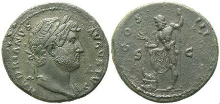 Hadrian (117-138), Sestertius, Rome, 124-127; Æ (25,64 g; 35 mm; 5 h)