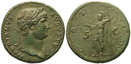 Hadrian (117-138), Sestertius, Rome, 125-128; Æ (28,14 g; 33 mm; 5 h)