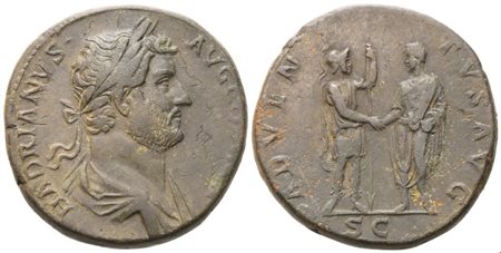 Hadrian (117-138), Sestertius, Rome, 134-138; Æ (22,11 g; 30,5 mm; 6 h)