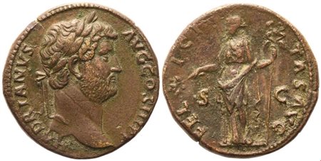 Hadrian (117-138), Sestertius, Rome, 134-138; Æ (28,05 g; 31,8 mm; 6 h)