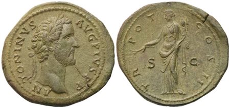 Antoninus Pius (138-161), Sestertius, Rome, 139; Æ (26,96 g; 36,5 mm; 6 h)