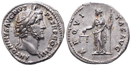 Antoninus Pius (138-161), Denarius, Rome, 140-143; AR (3,15 g; 17,3 mm; 6 h)