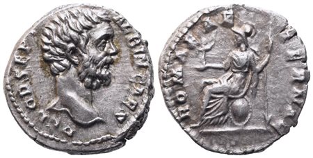 Clodius Albinus as Caesar (193-195), Denarius struck under Septimius Severus, Rome, Undated (193-194 or 195); AR (3,53 g; 18,2 mm; 6 h)