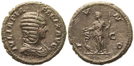 Julia Domna, As struck under Caracalla, Rome, 211-217; Æ (11,75 g; 26,4 mm; 6 h)