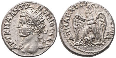 Caracalla (198-217), Tetradrachm, Hierapolis (Syria); BI (13,38 g; 25,4 mm; 1 h)