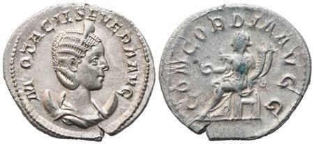 Otacilia Severa, Antoninianus struck under Philip I, Rome, 247; AR (3,56 g; 22,9 mm; 12 h)