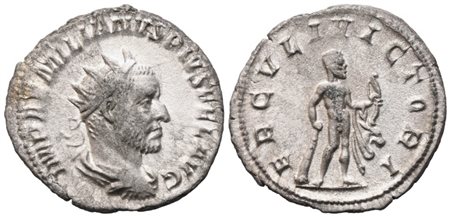Aemilianus (235), Antoninianus, Rome, August - October 253; AR (3,15 g; 21,4 mm; 6 h)