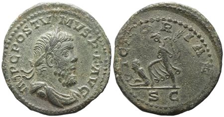 Postumus (Imperium Galliarum, 260-269), Sestertius, Colonia Agrippina, c. 261; Æ (18,80 g; 30 mm; 6 h)