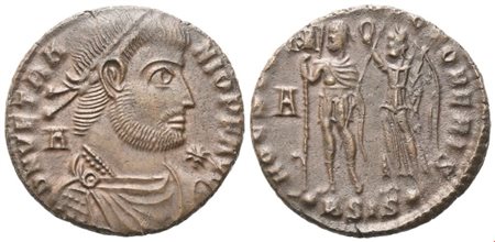 Vetranius (350), Æ 22 mm, Siscia, 350; Æ (4,80 g; 22 mm; 6 h)