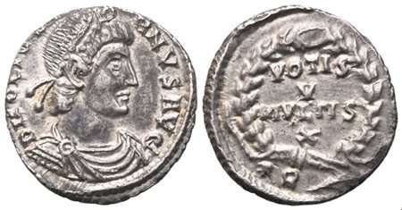 Julian II (361-363), Siliqua, Treveri, 362-363; AR (1,63 g; 17,1 mm; 6 h)