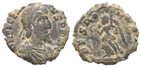 Eugenius (392-394), Æ 13 mm, Aquileia; Æ (0,72 g; 13 mm; 6 h)