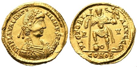 Valentinian III (425-455), Solidus, Ravenna, 430-445; AV (4,48 g; 21,9 mm; 12 h)