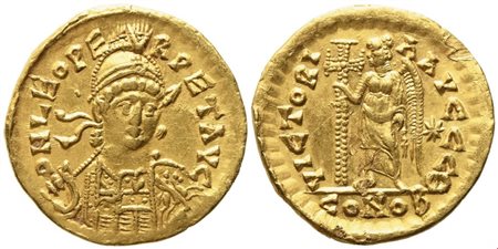 Leo I (457-474), Solidus, Constantinople, 471-473; AV (4,41 g; 19 mm; 6 h)