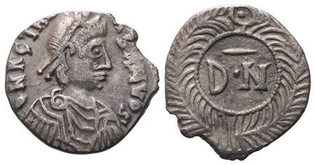 Vandals, Gunthamund (484-496), ¼ Siliqua, Carthage; AR (0,99 g; 13,4 mm; 3 h)