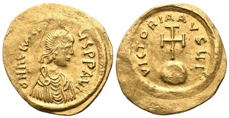 Heraclius (610-641), Semissis, Constantinople; AV (2,19 g; 18 mm; 6 h)