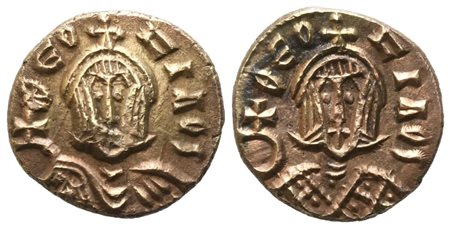 Theophilus (829-842), Semissis, Syracuse; AV (1,70 g; 11,7 mm; 4 h)