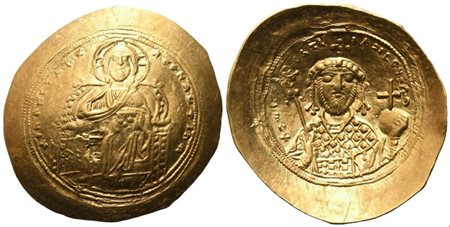 Constantine IX Monomachos (1042-1055), Histamenon nomisma, Constantinople; AV (4,33 g; 27,5 mm; 6 h)