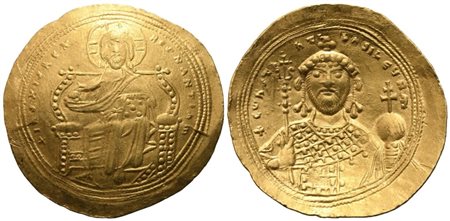 Constantine IX Monomachos (1042-1055), Histamenon nomisma, Constantinople; AV (4,36 g; 27 mm; 4 h)