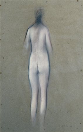 AJMONE GIUSEPPE (Carpignano Sesia 1923 - Romagnano Sesia 2005) "Figura" 1969...