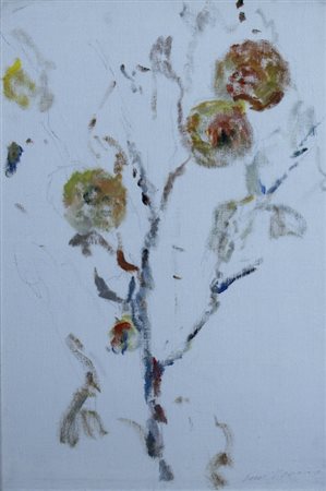 TRECCANI ERNESTO (Milano 1920 - Milano 2009) "Fiori" 1972 Olio su tela cm. H:...