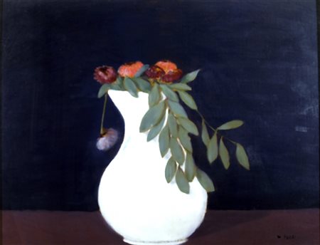 POZZI WALTER (Milano 1911 - Milano 1989) "Natura morta" Olio su tela cm. H:...