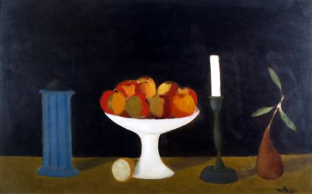 POZZI WALTER (Milano 1911 - Milano 1989) "Natura morta" Olio su tela cm. H:...
