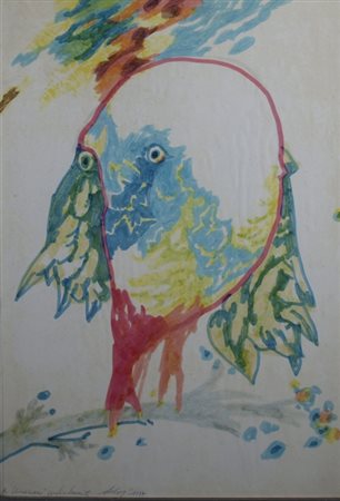 DOVA GIANNI (Roma 1925 - Pisa 1991) "Senza titolo" 1977 Pennarello su carta...