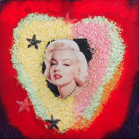 RONDA OMAR (Biella 1947) "Marilyn" 2005 Frozen cm. H: 50.00 L: 50.00 Titolo,...