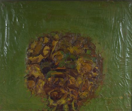 MORLOTTI ENNIO (Lecco 1919 - Milano 1992) "Fiori" Olio su tela cm. H: 50.00...