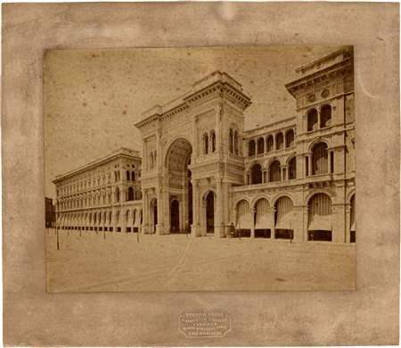 Galleria Vittorio Emanuele II - Milano1878 ca.Fotografia epoca in...