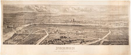 London from the south side of the Thames - Supplement to the Illustrated...