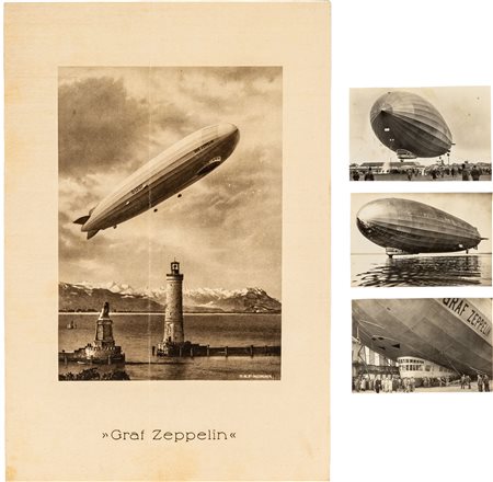 Lotto Brochure Aeronautica - Zeppelin / Dirigibile Graf ZeppelinAnni 1920...