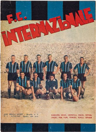 Calcio - F.C. Internazionale1947Pp. 30 con moltissime illustrazioni. Collana...
