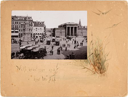 Fotografia di Amsterdam - Piazza della Borsa1893 ca.Fotografia...