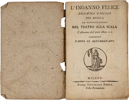 L'INGANNO FELICE, DRAMMA GIOCOSO PER MUSICA DA RAPPRESENTARSI NEL TEATRO ALLA...