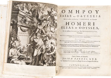 HOMERI - ILIAS & ODYSSEACantabrigiae (Cambridge), CORNELIUM CROWNFIELD, 17112...
