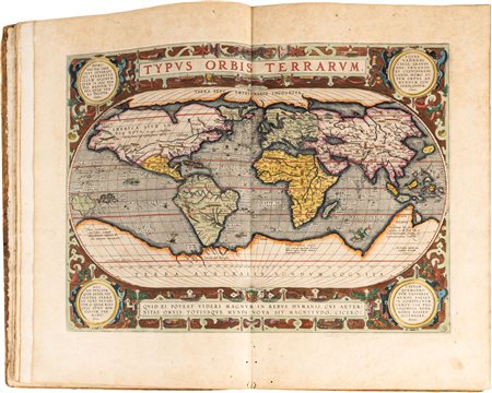 ORTELIO ABRAMO - THEATRE DE L'UNIVERS CONTENANT LES CARTES DE TOUT LE MONDE...