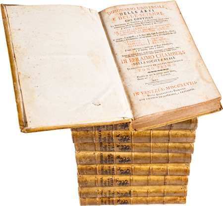 E. CHAMBERS - DIZIONARIO UNIVERSALE DELLE ARTI E DELLE SCIENZE, CHE CONTIENE...