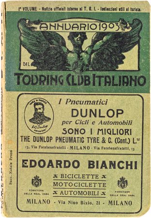 ANNUARIO 1903 DEL TOURING CLUB ITALIANOMilano, TOURING CLUB ITALIANO,...