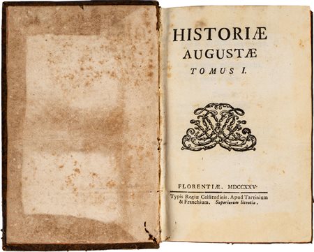 HISTORIAE AUGUSTAEFlorentiae, APUD TARTINIUM & FRANCHIUM, 17252 volumi,...