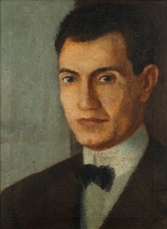 Antonio Donghi (Roma 1897 - 1963)  - Ritratto di Settimio Radicchi, 1922