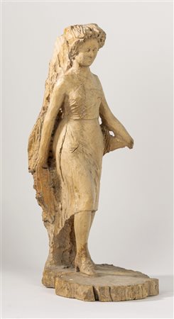 Pericle Fazzini (Grottammare 1913 - Roma 1987)  - Figurina abbozzata , 1938