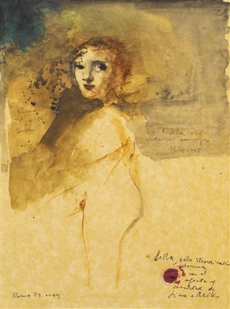 Alessandro Kokocinski (Porto Recanati 1948 - Tuscania 2017)  - Fanciulla, 2004