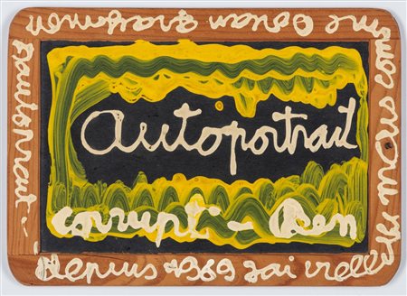 Ben Vautier (Napoli 1935 - Nizza 2024)  - Autoportrait, 1969