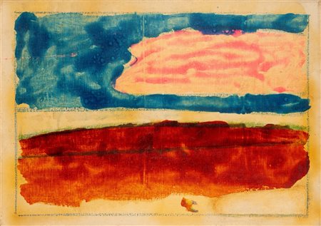 Mario Schifano (Homs 1934 - Roma 1998)  - Paesaggio anemico, 1974/'78